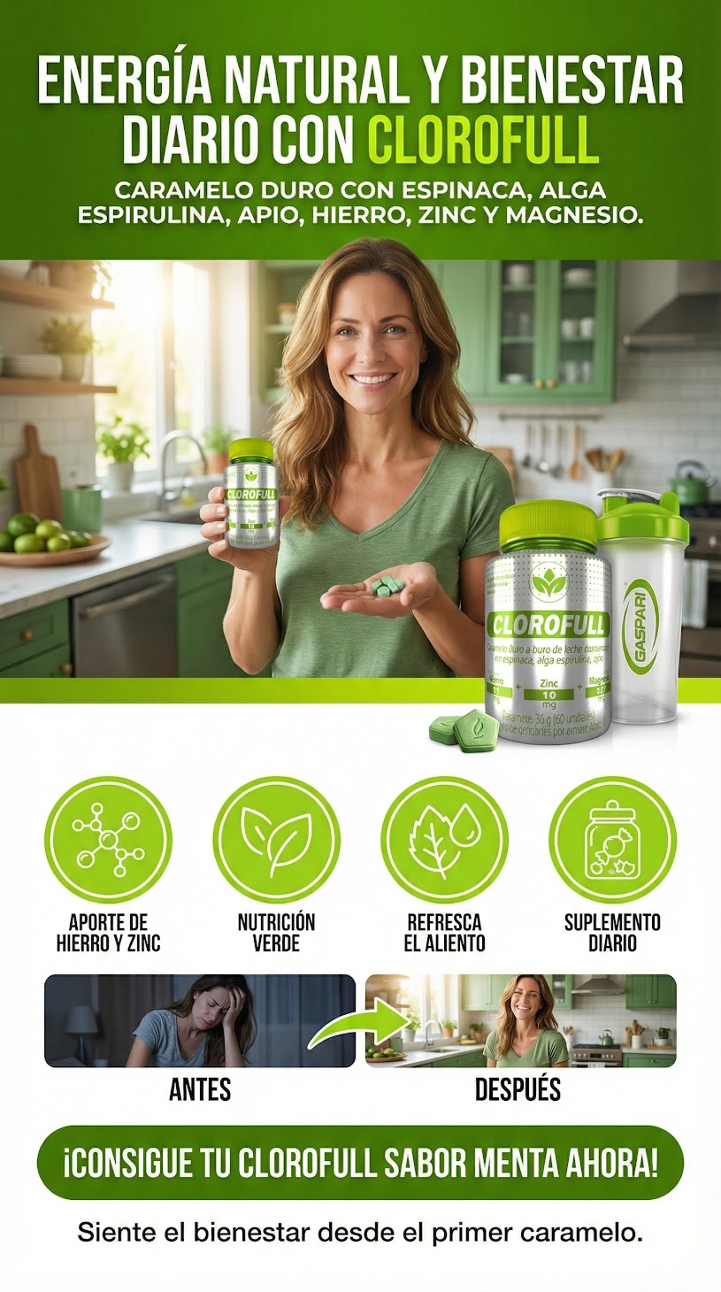 CLOROFULL — despídete del cansancio y recupera tu vitalidad cada día