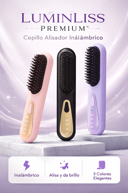 LUMINLISS PREMIUM™ — Cepillo Alisador Profesional