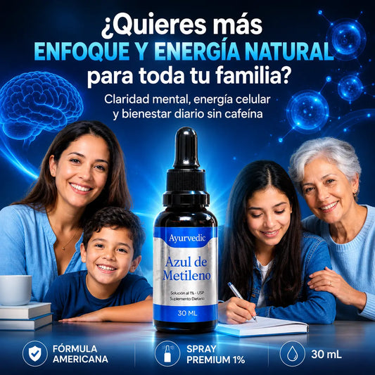 Azul de Metileno | Fórmula Premium para Mente y Cuerpo