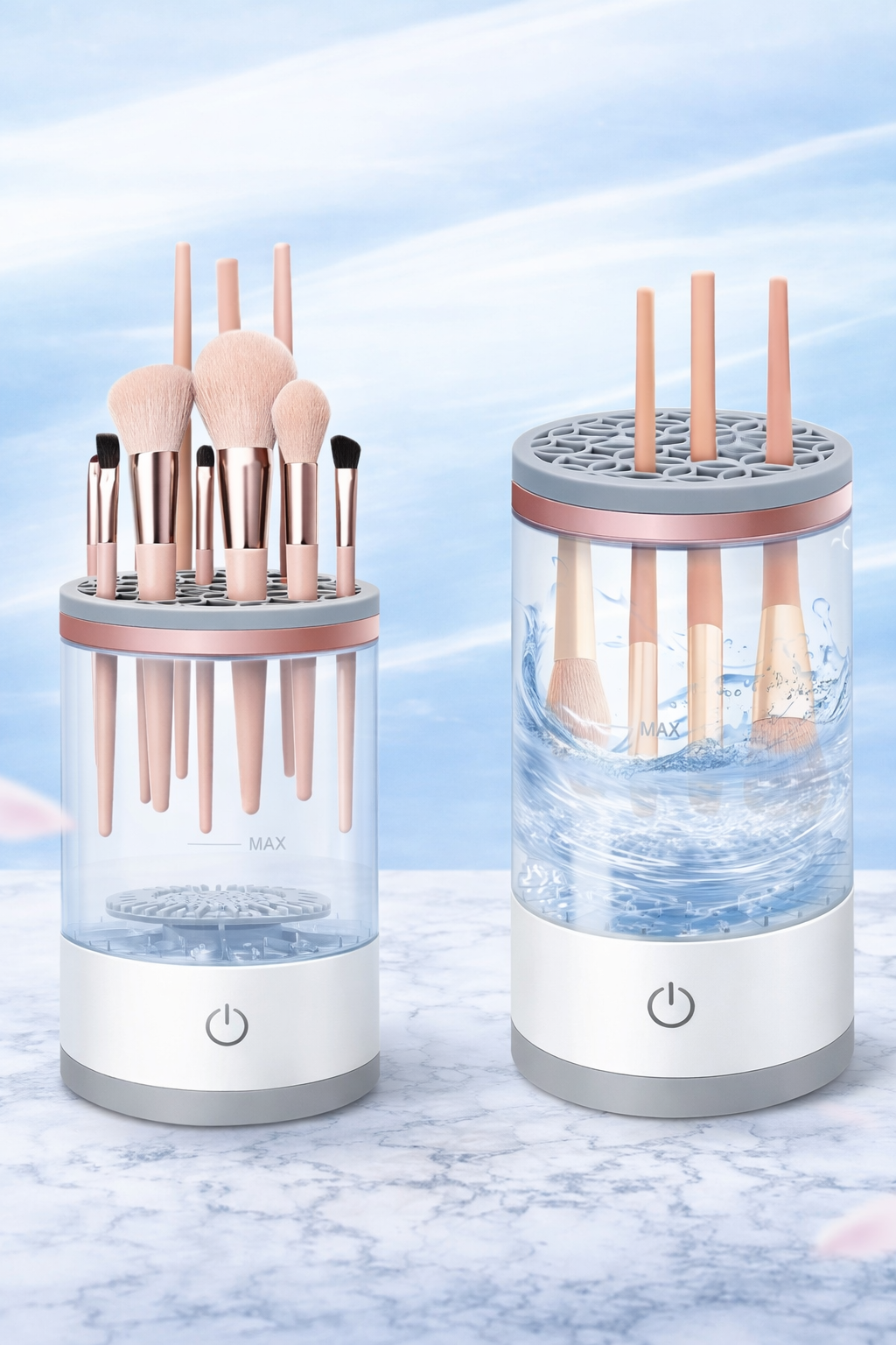 LIMPIADOR ELÉCTRICO DE BROCHAS DE MAQUILLAJE – LIMPIA Y SECA EN 10 SEGUNDOS | ENVÍO GRATIS