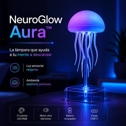 NeuroGlow Aura™: La lámpara que ayuda a tu mente a descansar