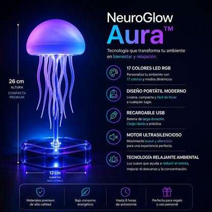 NeuroGlow Aura™: La lámpara que ayuda a tu mente a descansar
