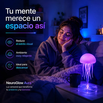 NeuroGlow Aura™: La lámpara que ayuda a tu mente a descansar