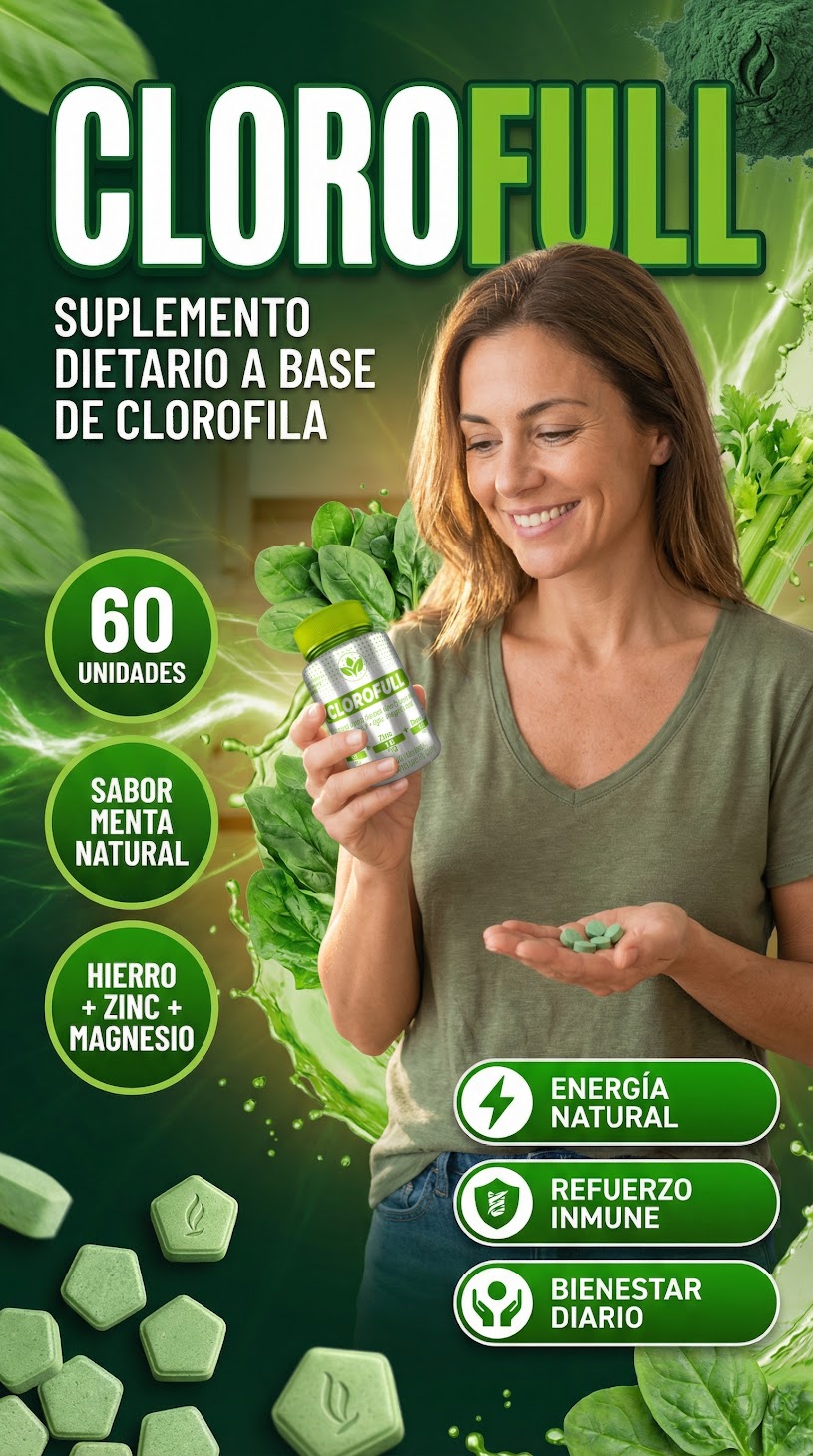 CLOROFULL — despídete del cansancio y recupera tu vitalidad cada día