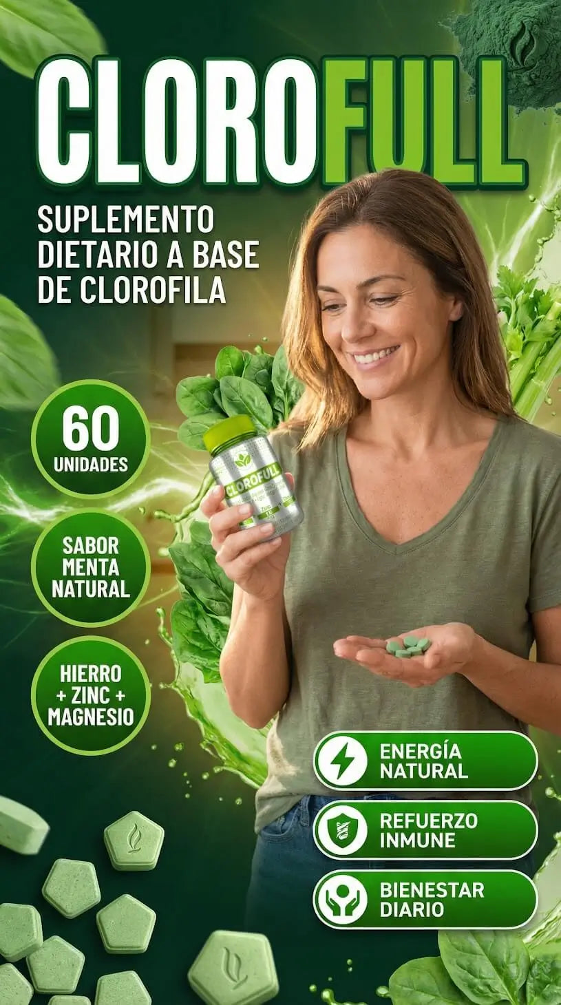 CLOROFULL — Más energía, menos pesadez: siéntete activo todos los días