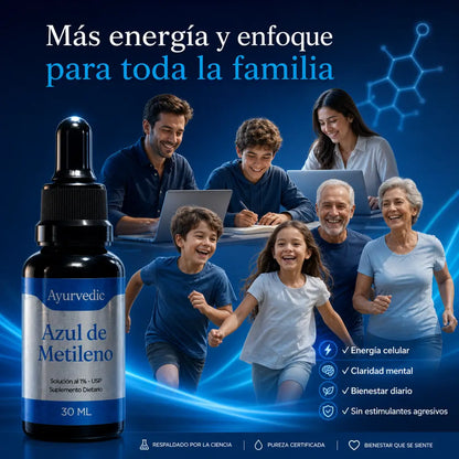 Azul de Metileno | Fórmula Premium para Mente y Cuerpo