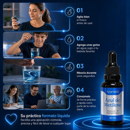 Azul de Metileno | Fórmula Premium para Mente y Cuerpo