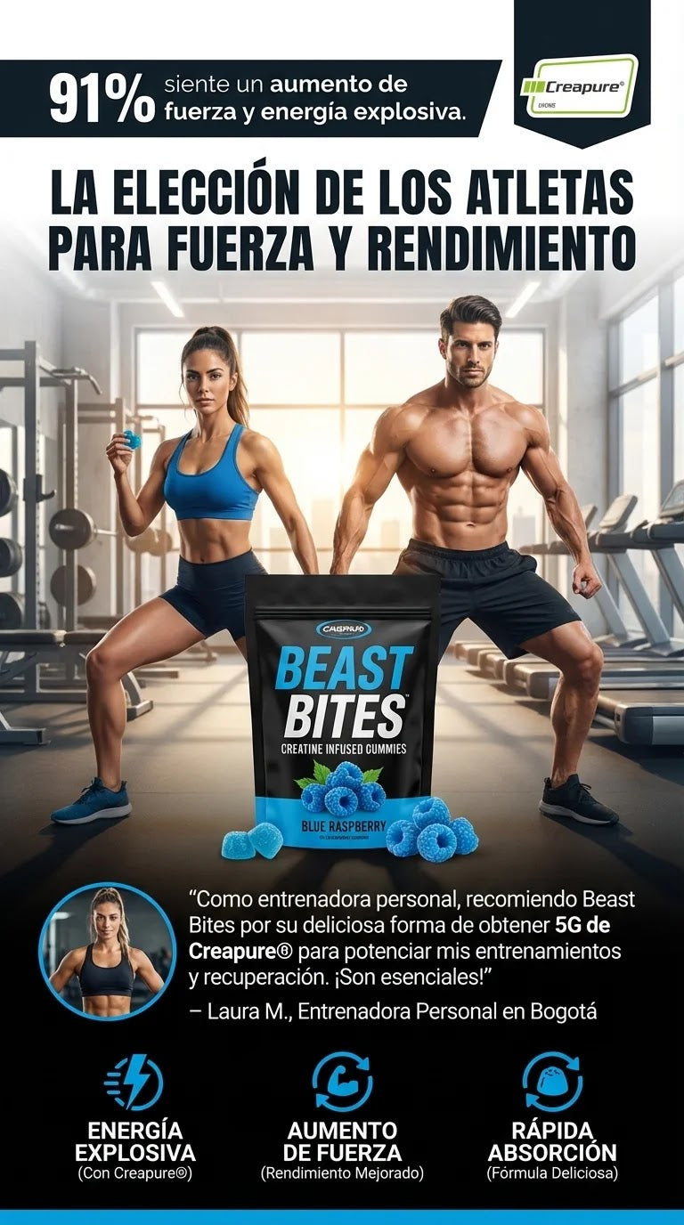Beast Bites La creatina en gummies tendencia en EE.UU.