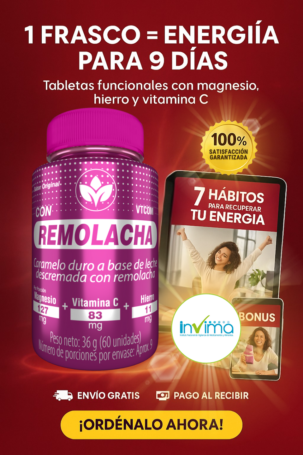 REMOLACHA: Energía Natural y Circulación Activa Todos los Días